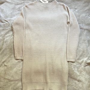 Forever 21 Cream Sweater Dress! Never worn with tags!!